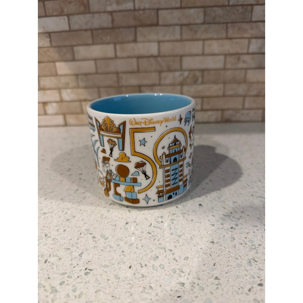 Walt Disney World Hollywood Studios 50th Anniversary Starbucks Been There Mug - Picture 2 of 6